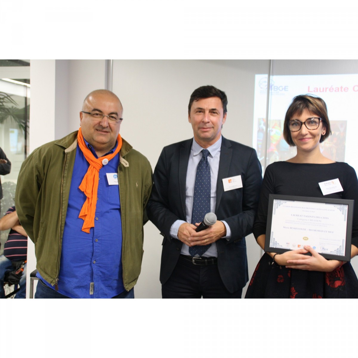 Serge Alagy, Pierre Grand Dufay et Mme Beausoleil