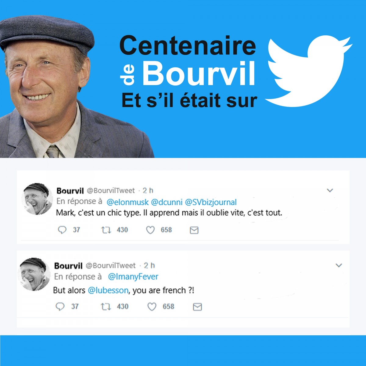 100 ans de l'anniversaire de Bourvil