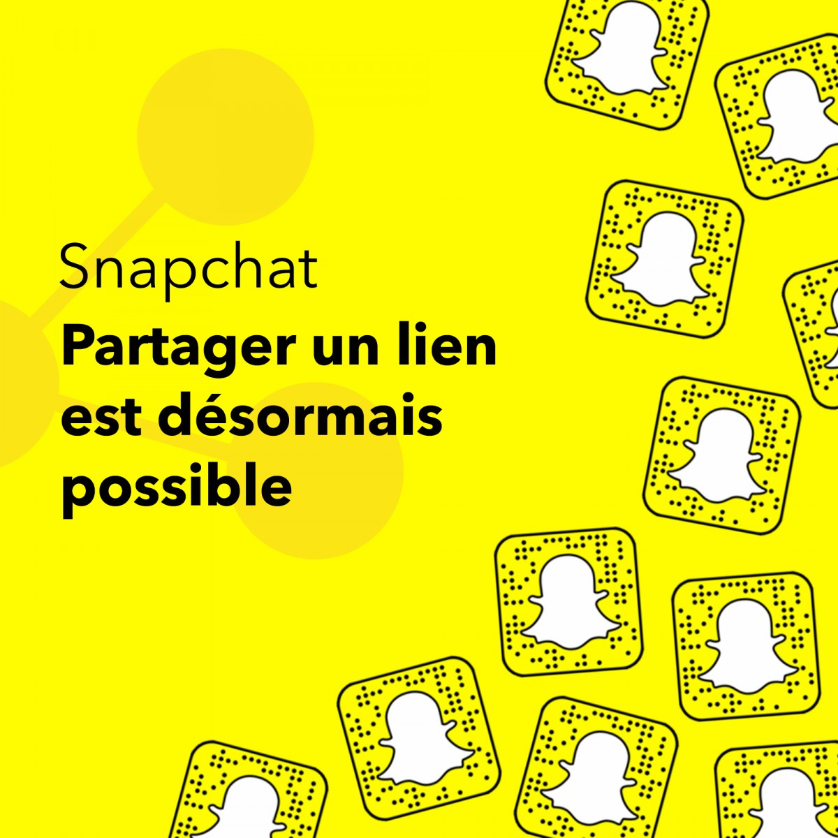 Partager un lien sur Snapchat