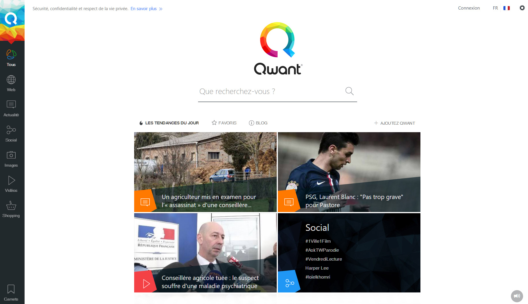 Qwant, nouveau moteur de recherche