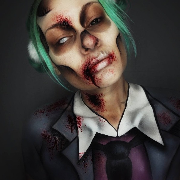 Maquillage d'halloween : l'écolière zombie de Lola_Von_Esche