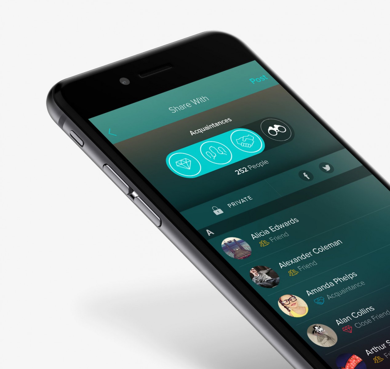Nouvelle application Vero