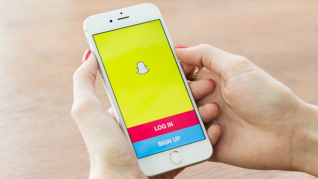 La nouvelle ergonomie de Snapchat ©Lejournaldugeek